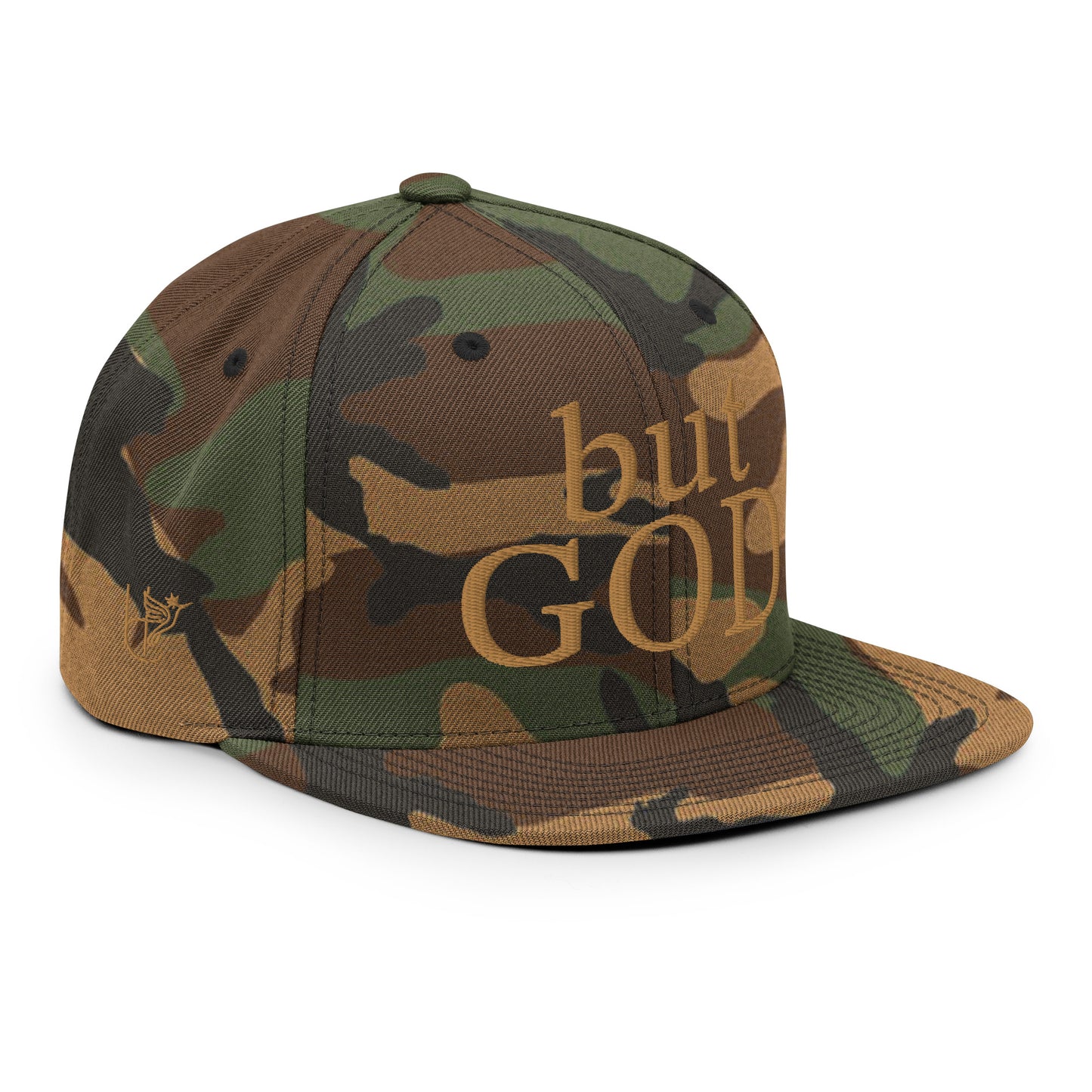 but GOD|| Camo Snapback Hat
