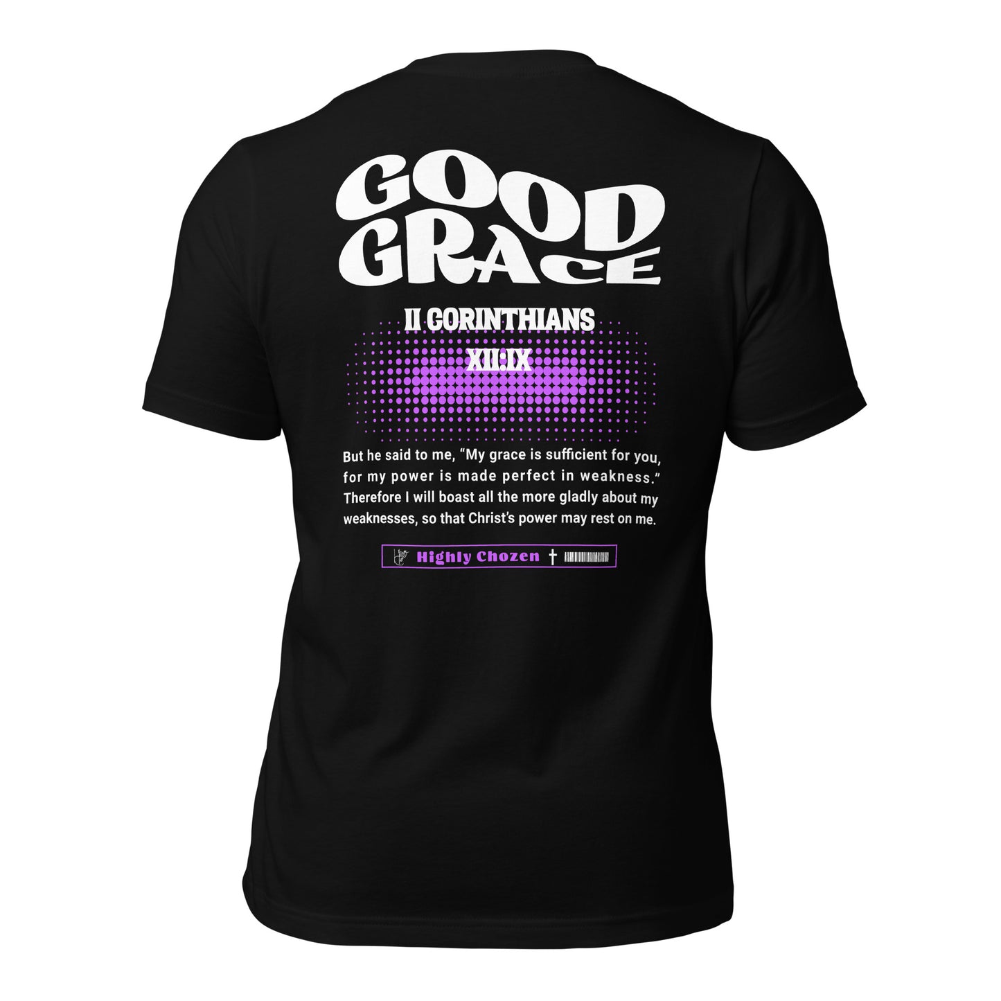 Good Grace with purple design