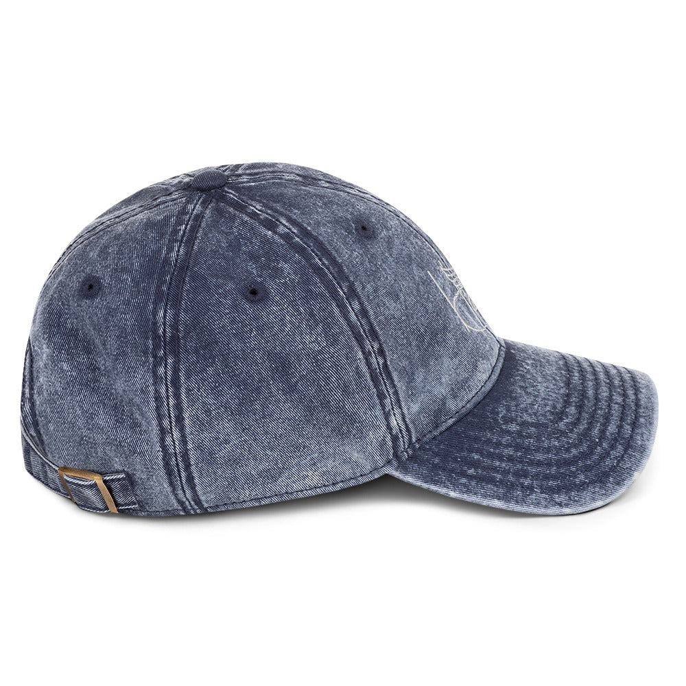 Vintage Cotton Twill Cap|| Highly Chozen Logo