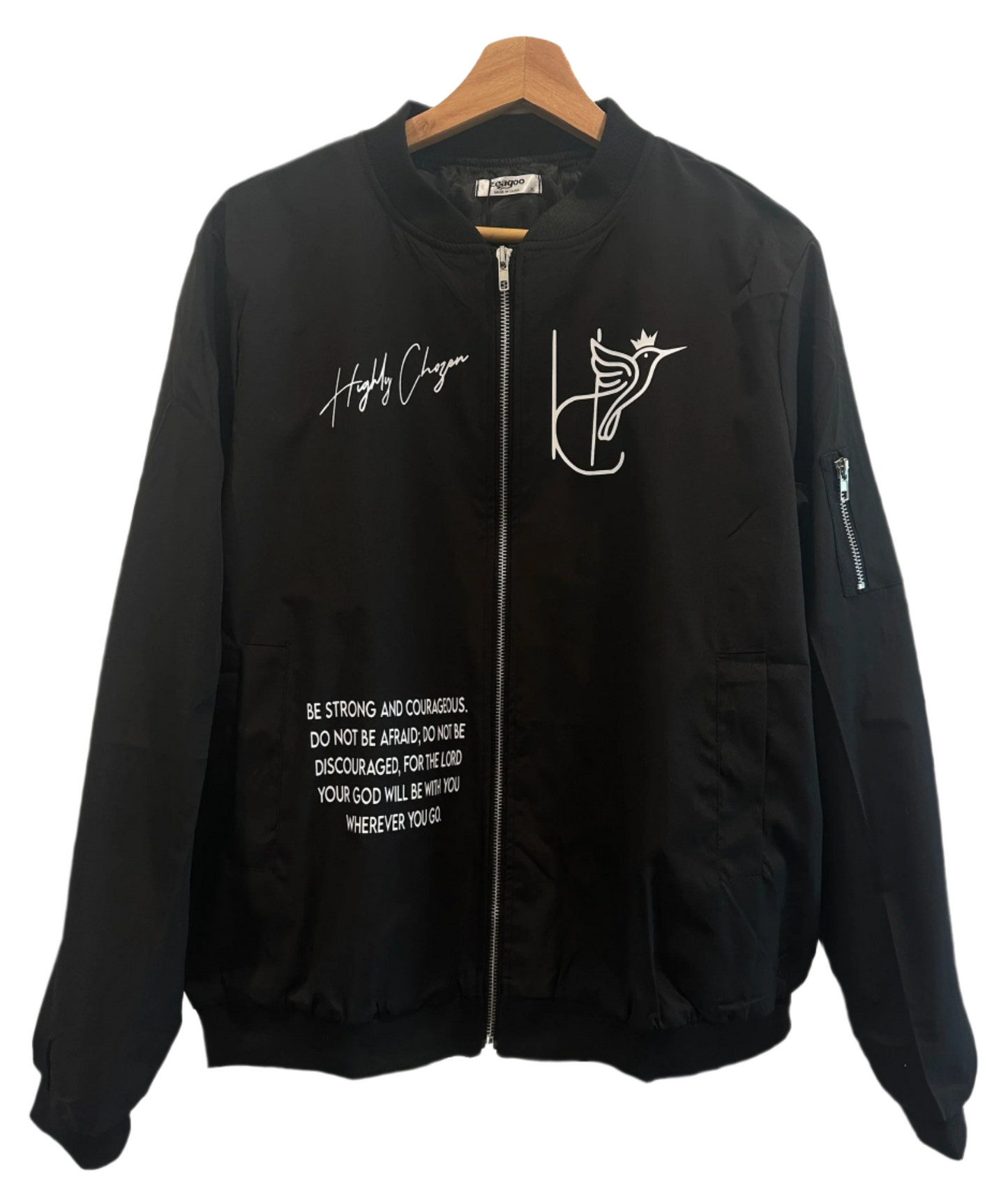 Highly Chozen Exclusive Black  Bomber Jacket