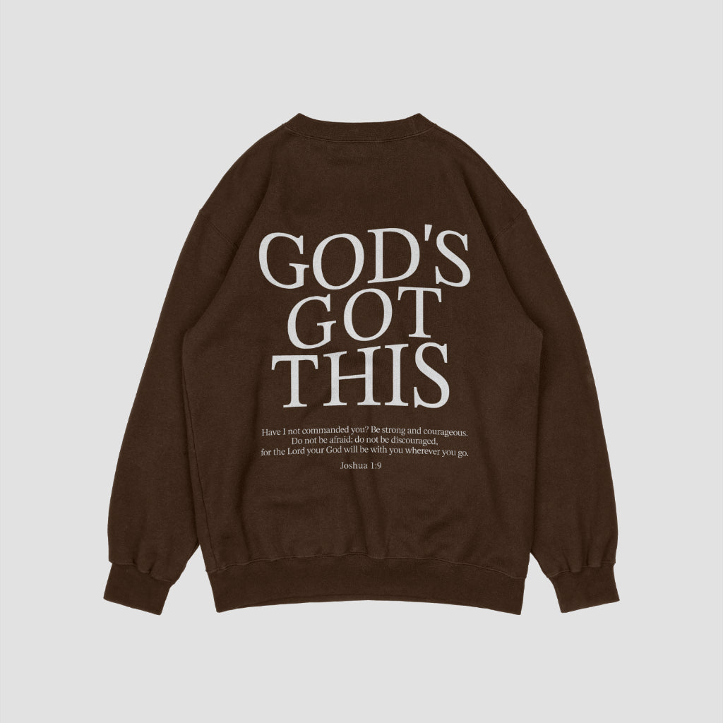 God's Got This || Joshua 1:9 || Hoodie|| Crewneck sweater