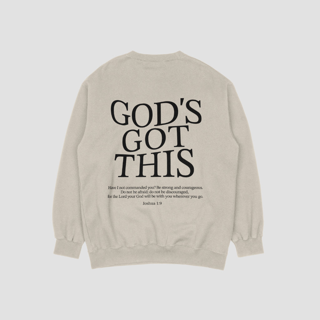 God's Got This || Joshua 1:9 || Hoodie|| Crewneck sweater