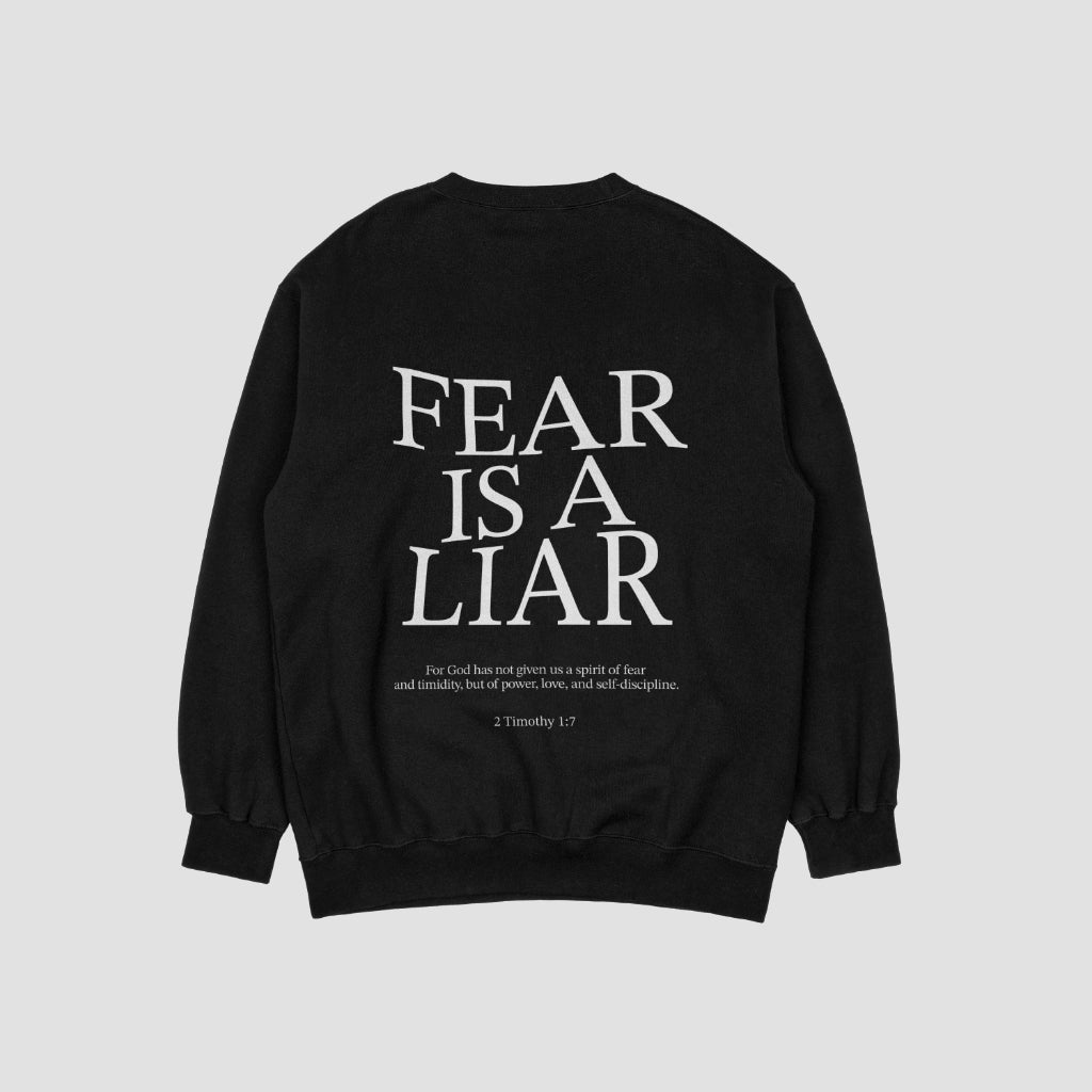 Fear is a liar || Hoodie|| Crewneck Sweater ||