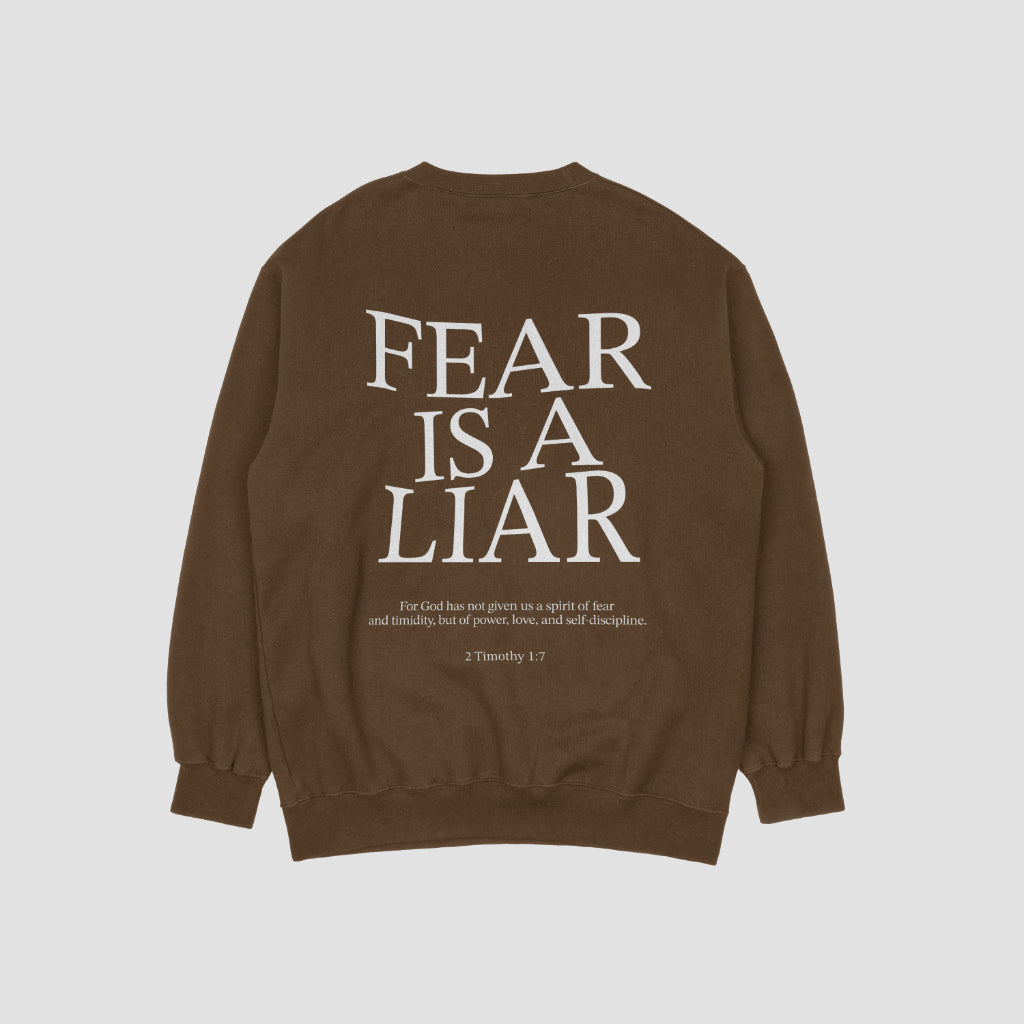 Fear is a liar || Hoodie|| Crewneck Sweater ||