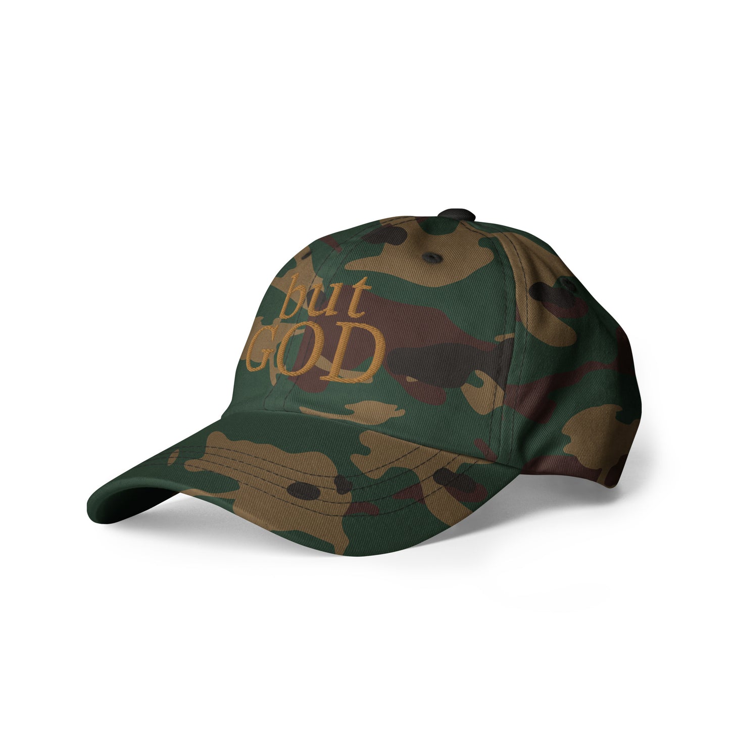 but GOD||Camo Dad hat