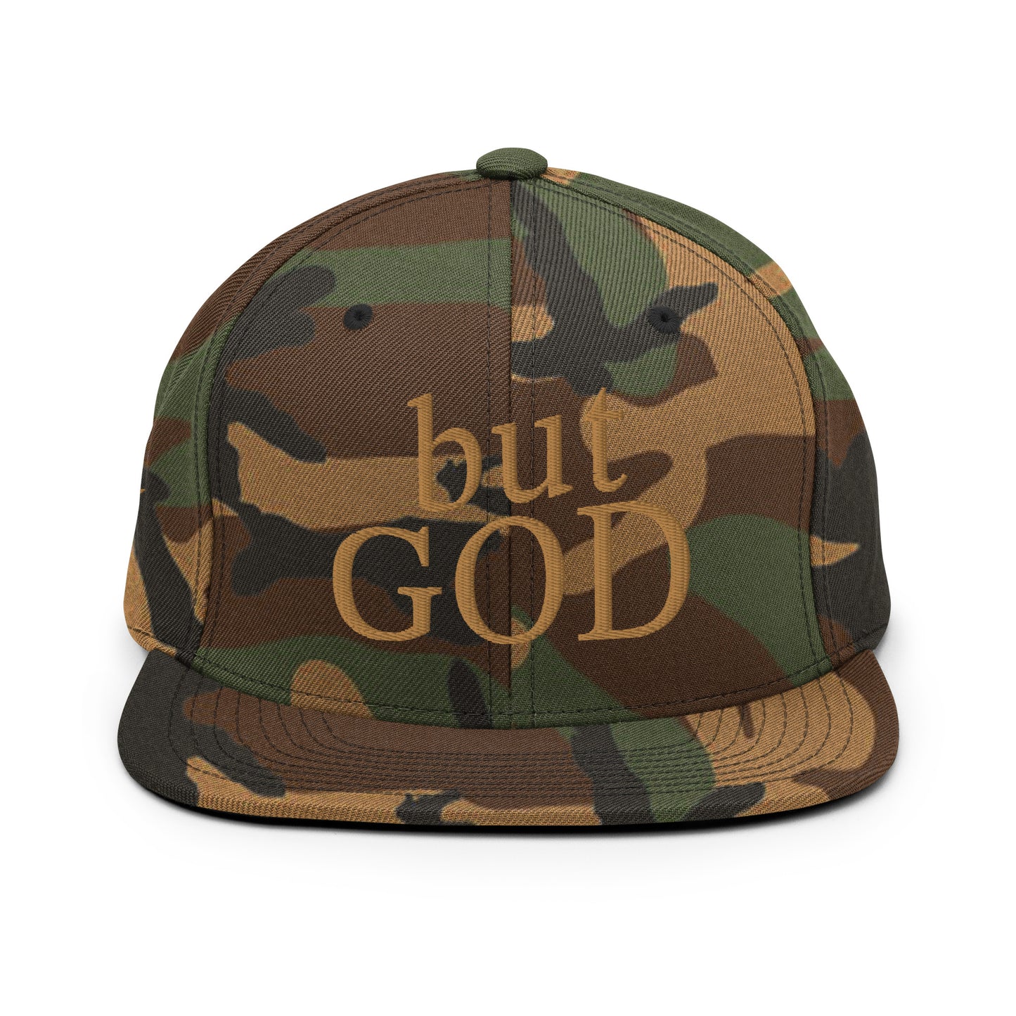 but GOD|| Camo Snapback Hat