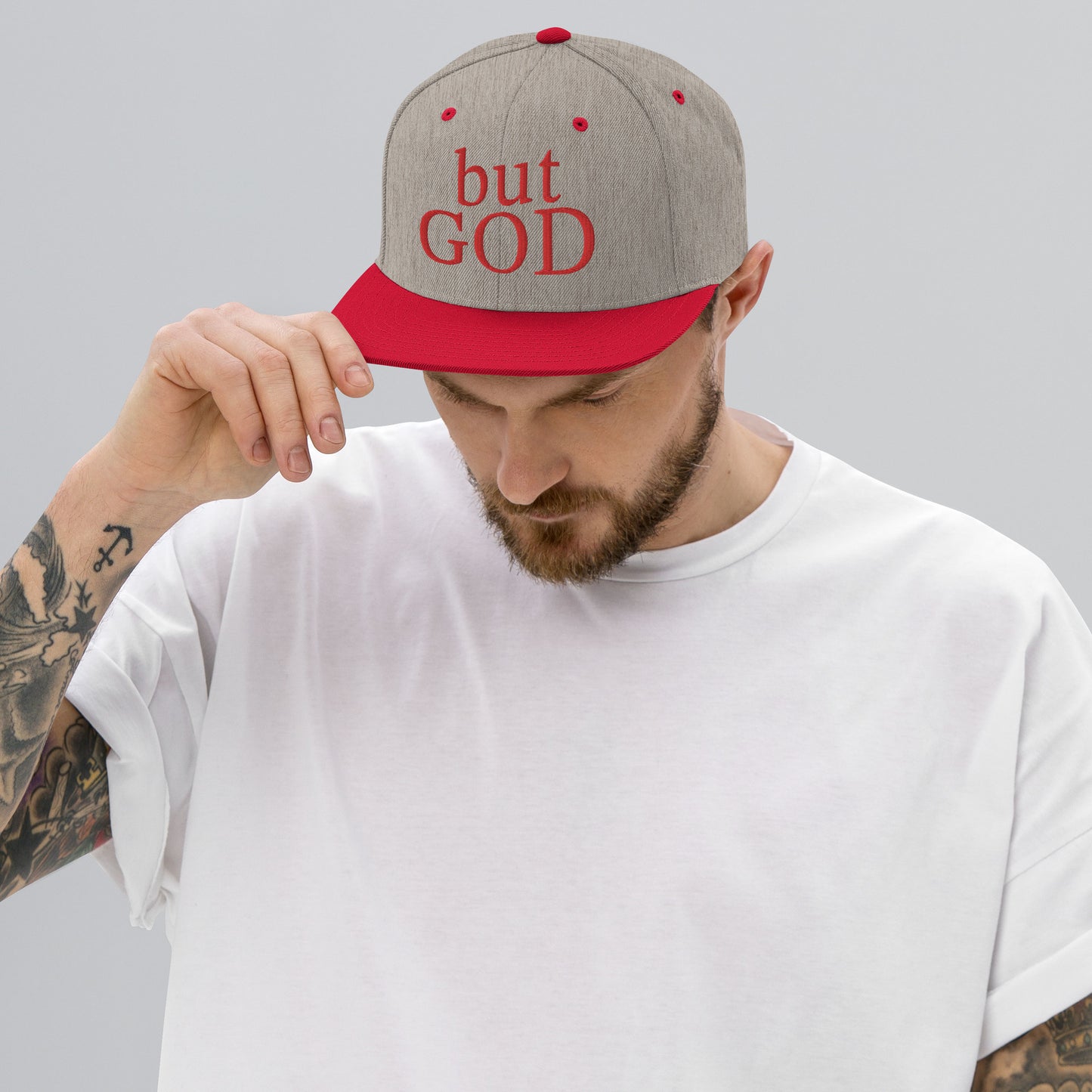 but GOD|| Snapback hat