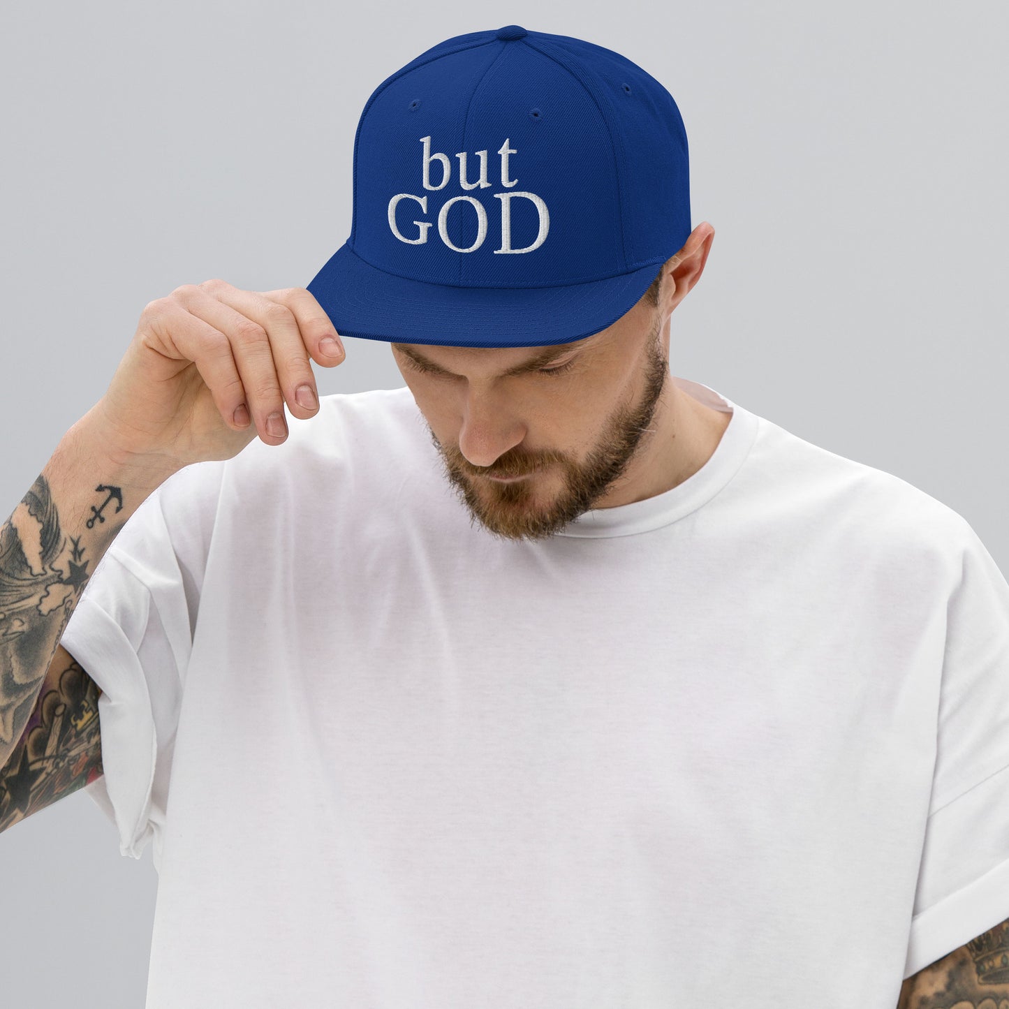 but GOD|| Snapback hat